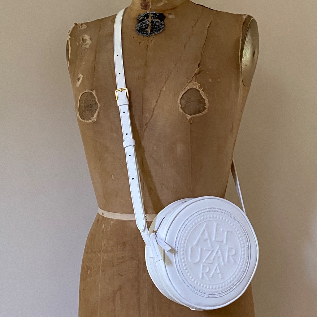 Altuzarra White Medallion Round Crossbody Bag / Shoulder Bag — image 3 of 8